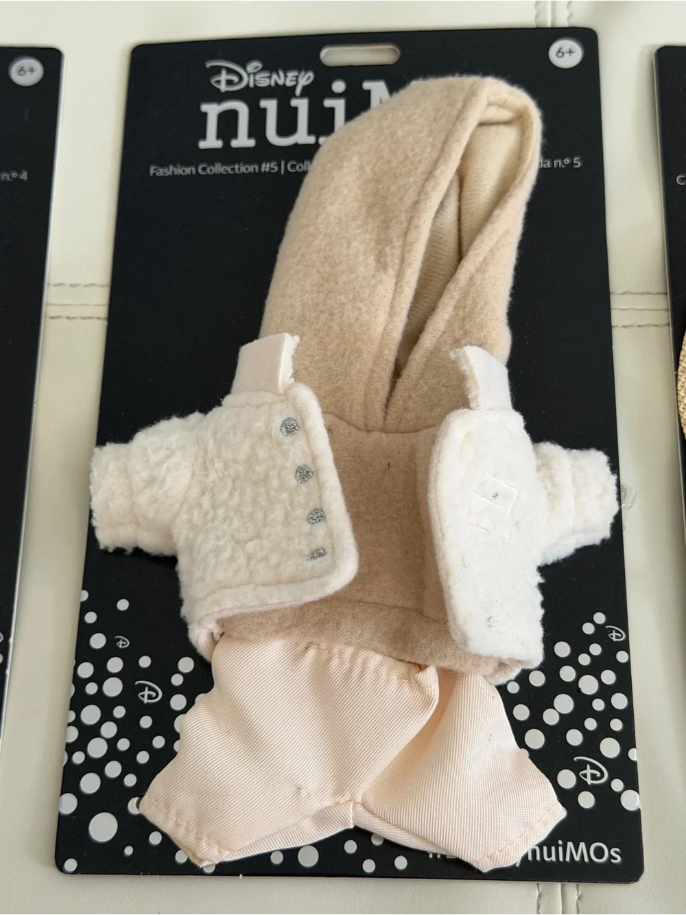 NWT Disney nuiMOs 3 Beige & Cream Outfits cottage core Fashion Collection 4 & 5